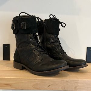 Ugg Combat Boots, shearling footbed